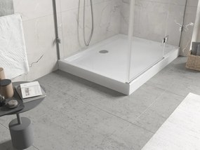 Mexen Flow+, obdĺžniková sprchová vanička 100 x 80 cm, biela lesklá, 46R108010H