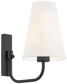 Argon 8376 - Nástenná lampa SAFIANO 1xE27/15W/230V čierna