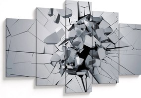 Obraz abstrakcie 3D (150x105 cm)