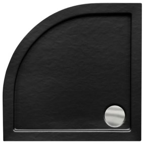 Rohová Vanička Aron 80/80 stone effect čierna