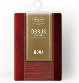 OBRUS GLAMO SADA 140X220 CM, 33X220 CM BORDOVÁ