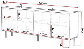 Skrinka Grotzi 200 4D (čierna) . Vlastná spoľahlivá doprava až k Vám domov. 1105924
