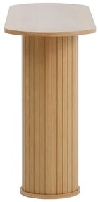 Konzolový stolík v prírodnej farbe 40x130 cm Nola – Unique Furniture