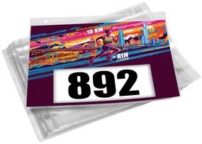 Nástenný vešiak na medaily a štartovacie čísla NEVER GIVE UP čierny