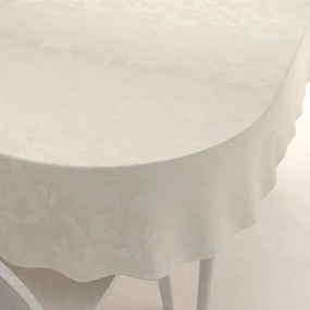 Biante Teflónový oválny obrus TF-065 Listy na režnom 100x140 cm