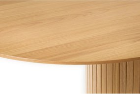 Jedálenský stôl s doskou v dubovom dekore 95x180 cm Nola – Unique Furniture