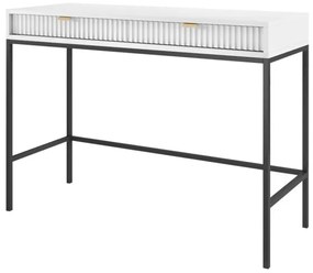 Odkladací stolík NOVA 77x104 cm biela/čierna