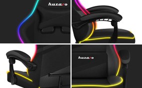 Herná stolička HUZARO FORCE 4.4 RGB BLACK MESH