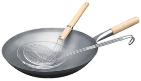 Grilovacia panvica WOK s príslušenstvom – Remundi
