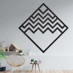 Drevená geometrická dekorácia štvorec - FORNET: Preglejka Topoľ - Honey 3071 30 cm 4060-97851 PR0397-A