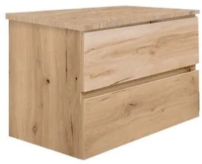 Kúpeľňová skrinka s umývadlom SAT B-Way dub mat BWAY280OAKDESK, 1 ks