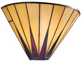 Endon 64046 - Nástenné svietidlo Tiffany DARK STAR 1xE14/40W/230V