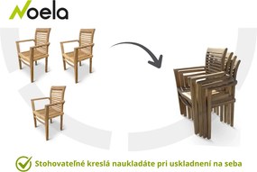Noela Záhradný teakový set 1+4 pre 4 osoby Garden III.