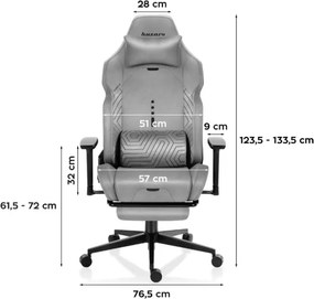 Herná stolička Force 8.1 Grey