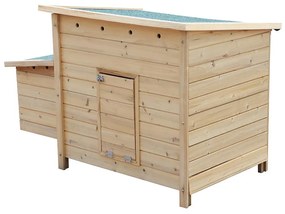 Kurník Avenberg RUFUS 123 x 70 x 81 cm hnedý