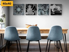 Set obrazov kompozícia Feng Shui prvkov