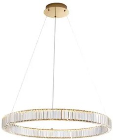 Krištáľový luster Aurelia 47W 80 zlaté