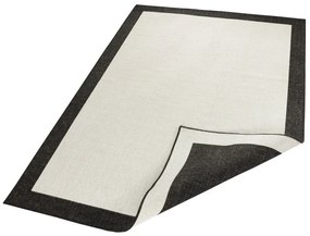 Čierno-krémový vonkajší koberec NORTHRUGS Panama, 160 x 230 cm