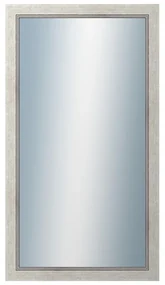 DANTIK - Zrkadlo v rámu, rozmer s rámom 50x90 cm z lišty CARRARA biela (2896)