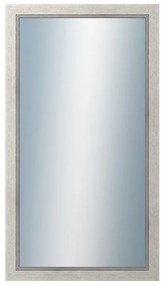 DANTIK - Zrkadlo v rámu, rozmer s rámom 50x90 cm z lišty CARRARA biela (2896)