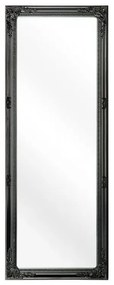 Nástenné zrkadlo 50 x 130 cm čierne FOUGERES Beliani