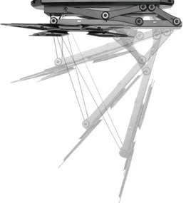 MK FLORIA MKF-20DM444 - Inteligentný stropný držiak pre TV 55" čierna Wi-Fi TUYA + DO