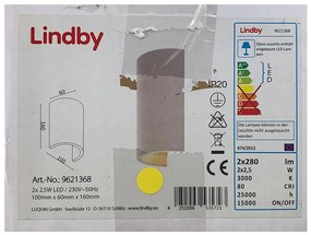 Lindby Lindby - LED Nástenné svietidlo JENKE 2xLED/2,5W/230V LW1487
