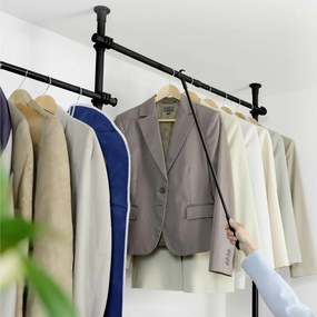 Wenko Sada 2 teleskopických horizontálnych tyčíHerkules, čierna