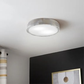 Brilagi - Stropné svietidlo PINO 2xE27/15W/230V borovicové/strieborné priemer 37,5 cm