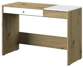 Písací stôl Nero 10 120 – Biely Mat