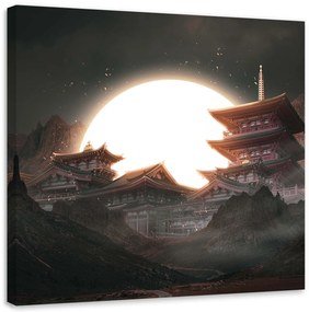Gario Obraz na plátne Mesiac nad Čínou - Zehem Chong Rozmery: 30 x 30 cm