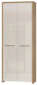 Skriňa 2d Gala V2 lakovaná Pacific Walnut/Beige