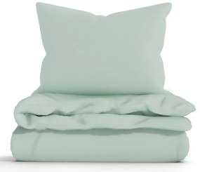 Bavlnené obliečky Renforcé do postieľky – Jasmine mätová