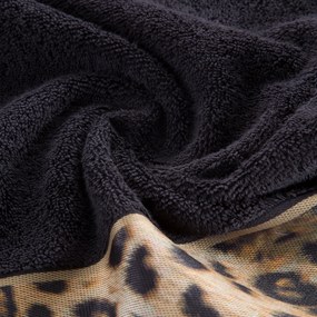 BAVLNENÝ UTERÁK EVA MINGE23 50X90 CM ČIERNA