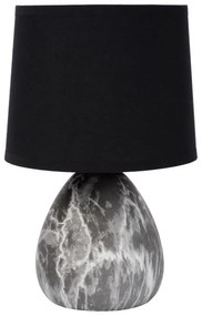 Lucide 47508/81/30 - Stolná lampa MARMO 1xE14/40W/230V čierna