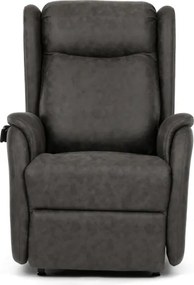 Polohovacie kreslo čierne, elektrické TV-L8902 BK3