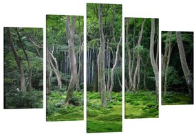 Manufakturer -  Päťdielny obraz Japonský les