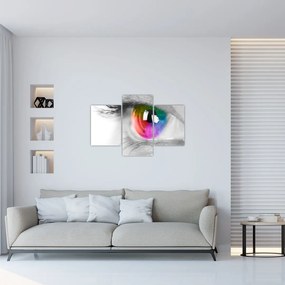 Obraz - Očná dúhovka (90x60 cm)