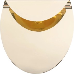 Toolight Toolight, LED nástenné svietidlo 3W, 4000K, APP1430-W, zlatá lesklá, OSW-07987