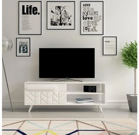 Asir TV stolík VENEDIK 43,7x120 cm biela AS0991