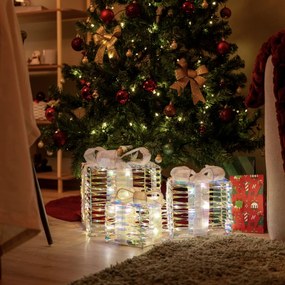 Sada 3 vianočných dúhových darčekov vrátane LED - Niji