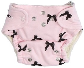 Mamatti Látková plienka EKO sada - nohavičky + 2 x plienka, veľ. 5 - 14 kg, Bow 5 - 14 kg