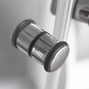 Roltechnik Outlet Štvrťkruhový sprchový kút APOLLO CHROME + vanička ROTH-Variant: rozmery: 80x80 cm - (APOLLO/80x80 - 4000612), ROTH-Profily: profily…