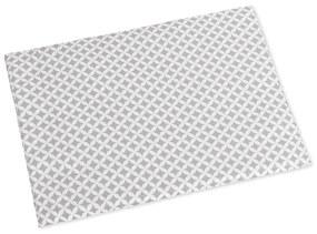 Bellatex Vankúš pre dojčatá do postieľky Kosoštvorce šedá, 43 x 32 cm