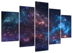 Obraz - Nočná obloha (150x105 cm)