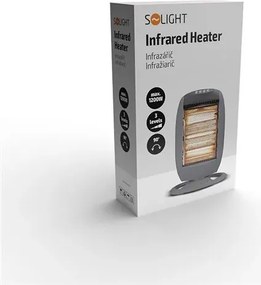 Infražiarič Solight IR01 - vykurovací výkon 1200 W - 3 nastaviteľné úrovne vykurovania