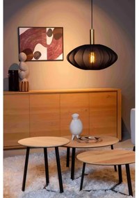 Lucide 03447/52/30 - Luster na lanku CORINA 1xE27/40W/230V pr. 50 cm čierna