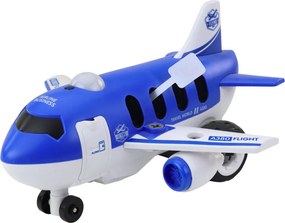LEAN Toys RC lietadlo na diaľkové ovládanie so skrutkovačom modré 2v1