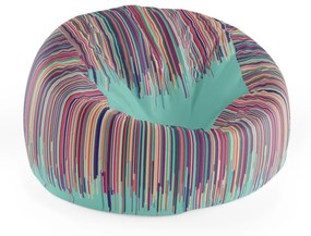 Sablio Sedací vak Cocoon Stekajúca farba - 115 x 75 cm x 45 cm