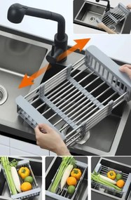 Teleskopický odkvapkávač 322101A sivý